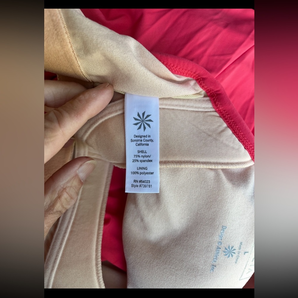 Athleta Vibrant Pink Midi Dress - Picture 4 of 7